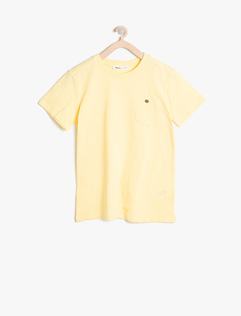 Koton Cep Detaylı T-Shirt. 1
