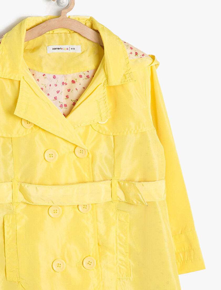 Mevsimlik Beli Bağlamalı Pardösü