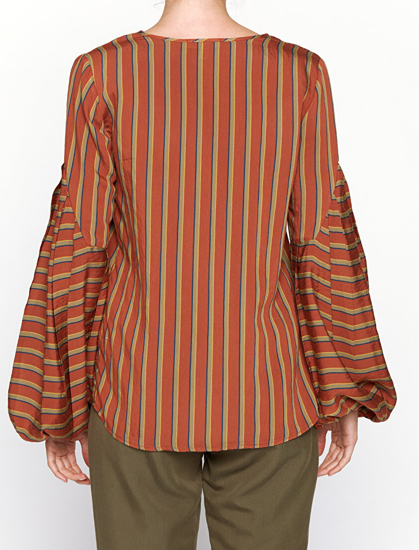 Çizgili Bluz