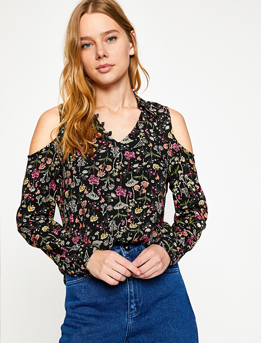Çiçekli Bluz