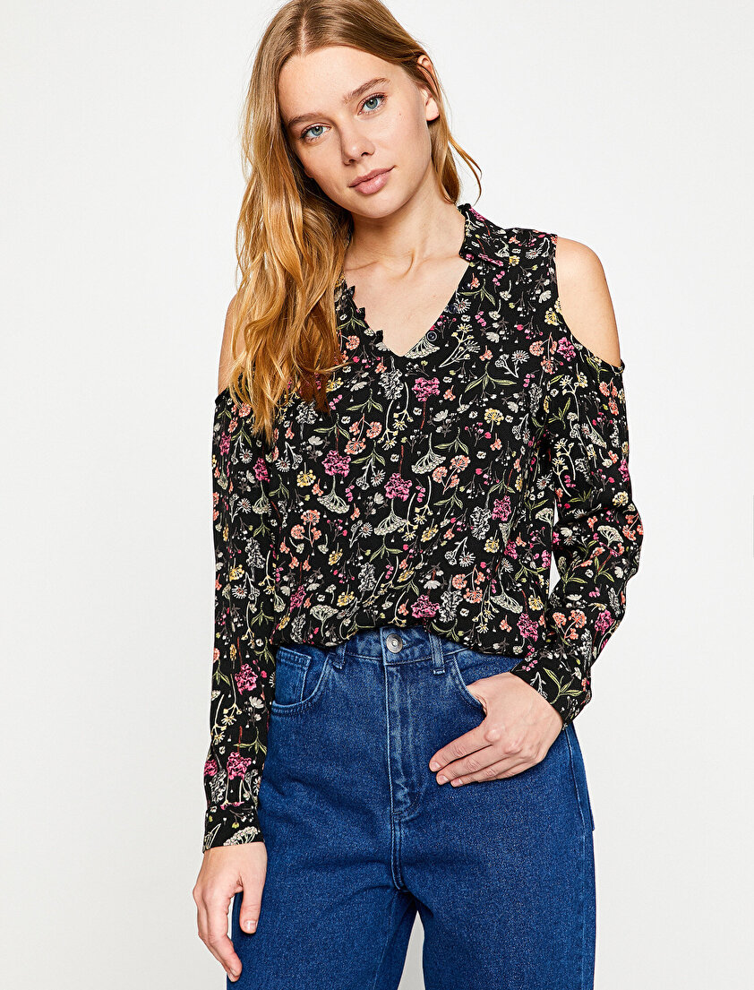 Çiçekli Bluz