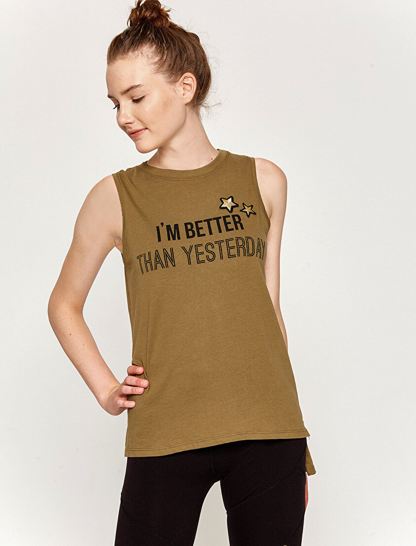 Yazılı Baskılı Atlet