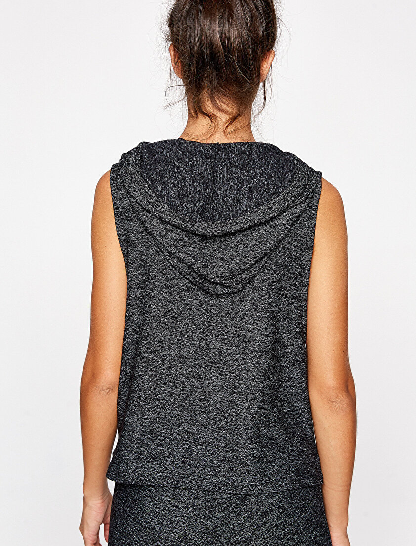 Kapüşonlu Spor Yelek