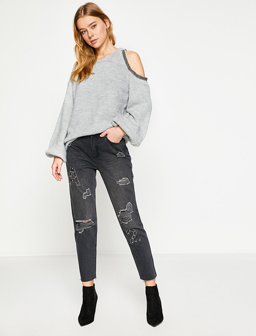 Yırtık Jean Pantolon