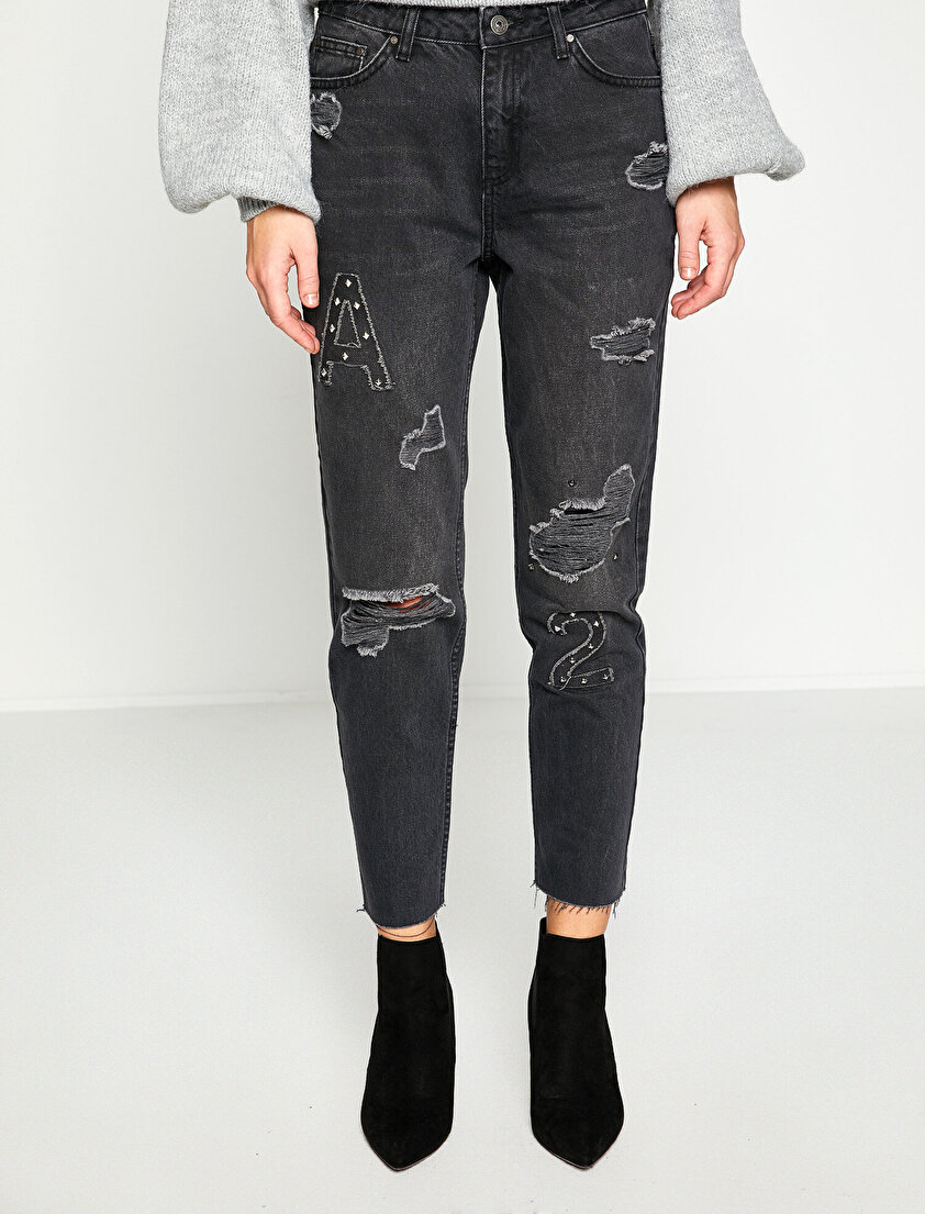Yırtık Jean Pantolon