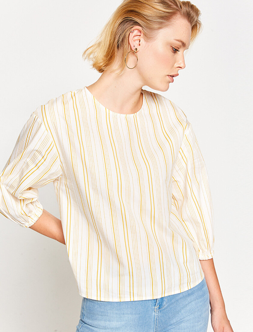 Çizgili Bluz