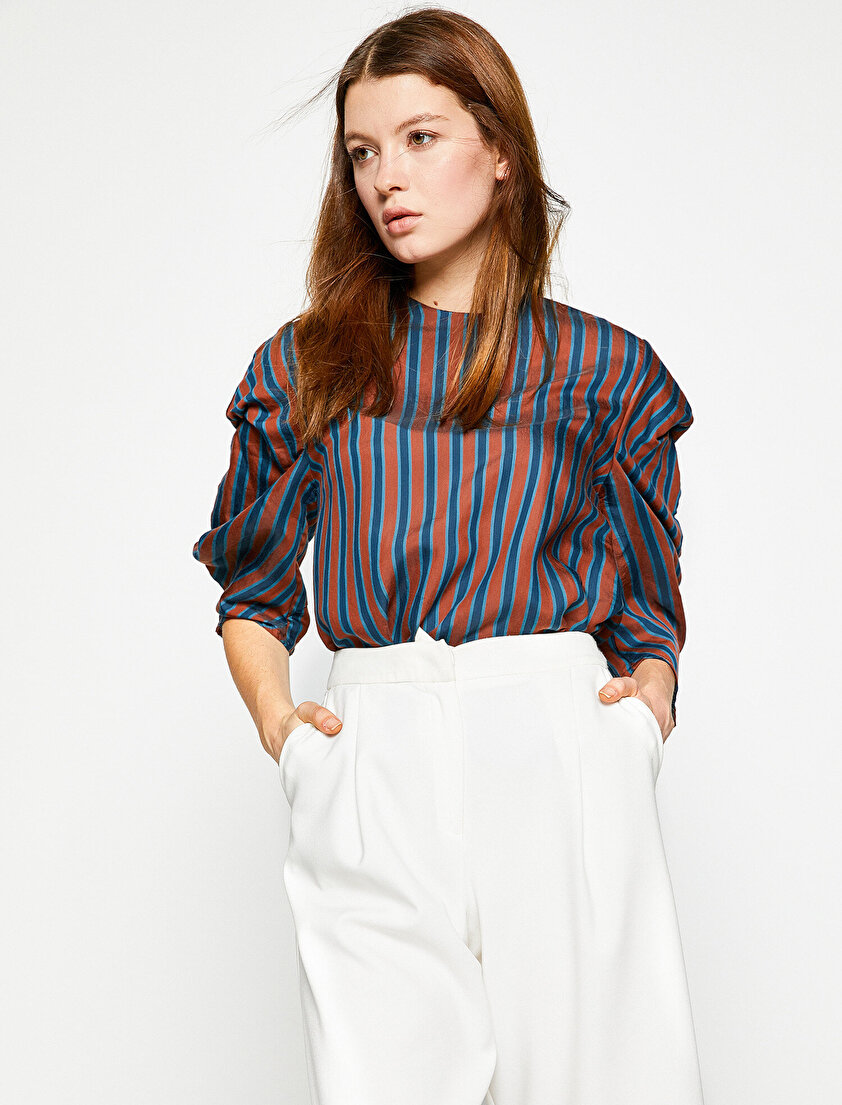 Çizgili Bluz
