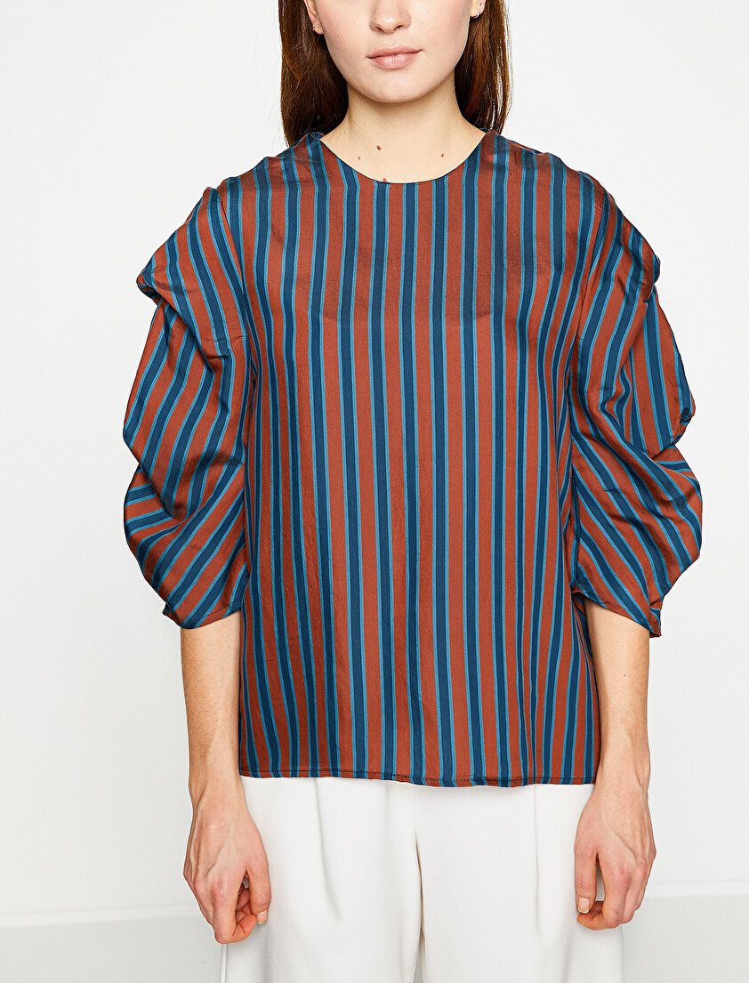 Çizgili Bluz