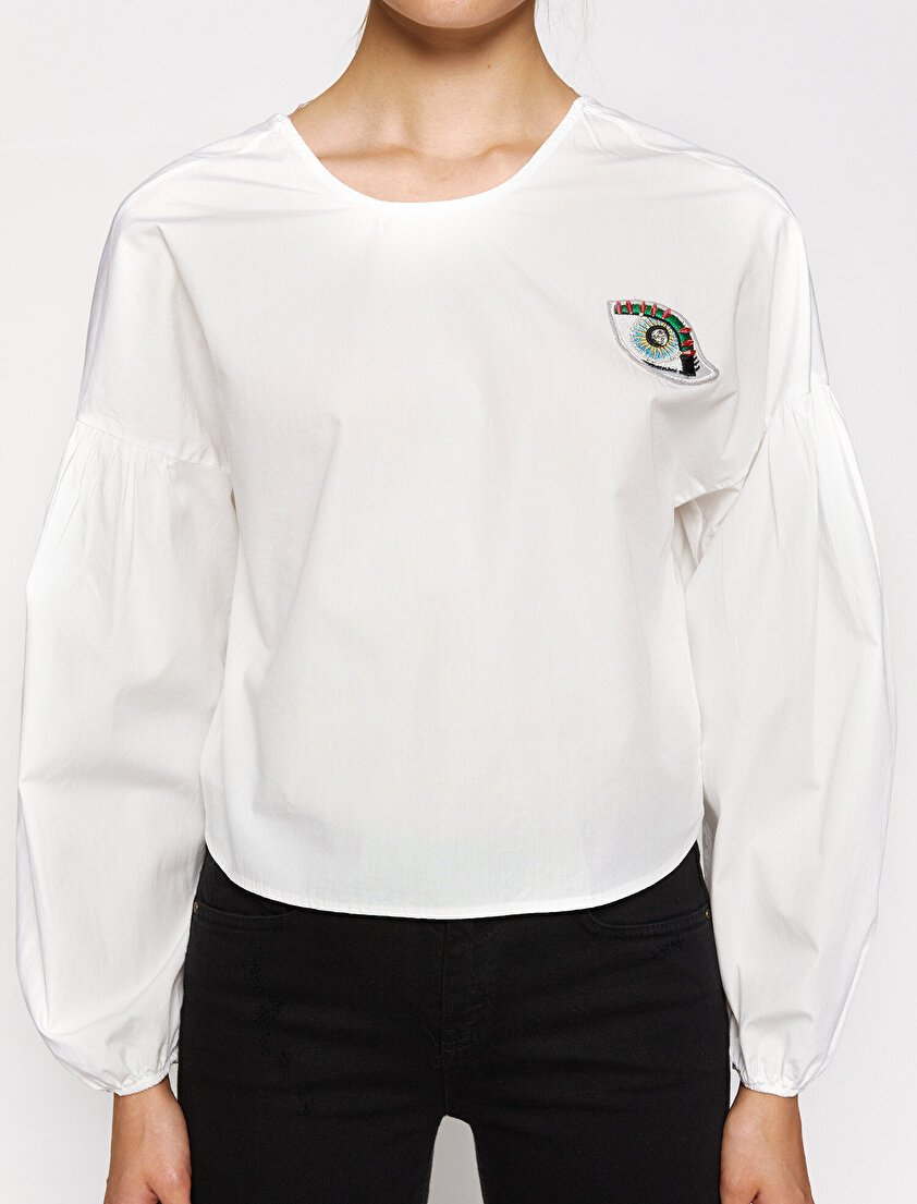 Nakış Detaylı Bluz