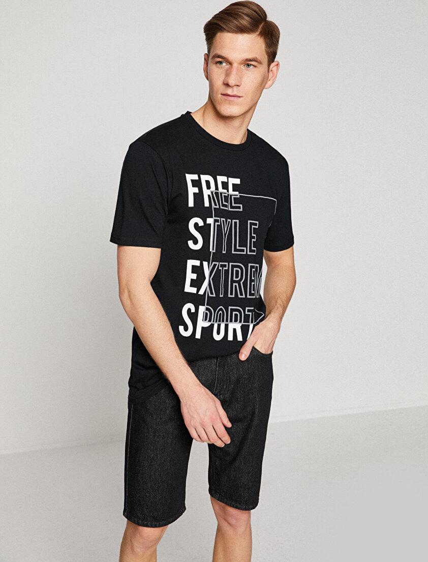 Normal Bel Jean Şort