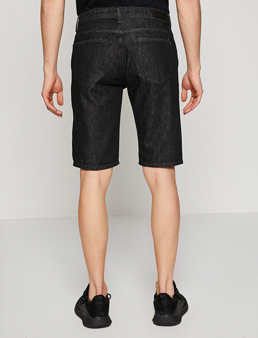 Normal Bel Jean Şort