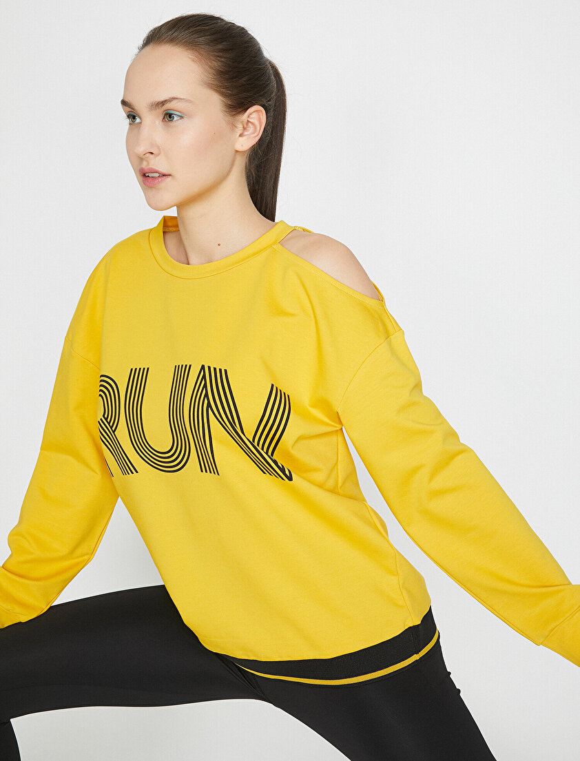 Ebru Şallı Loves Koton Sport Sweatshirt