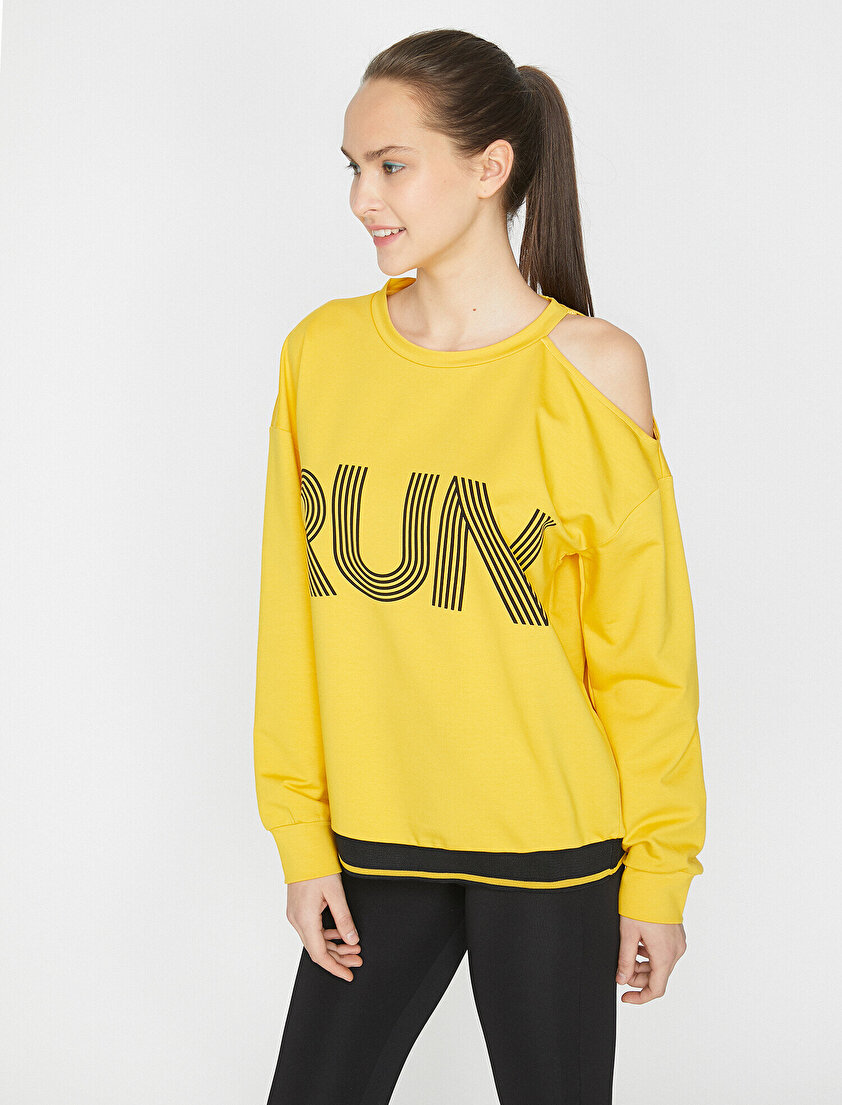 Ebru Şallı Loves Koton Sport Sweatshirt