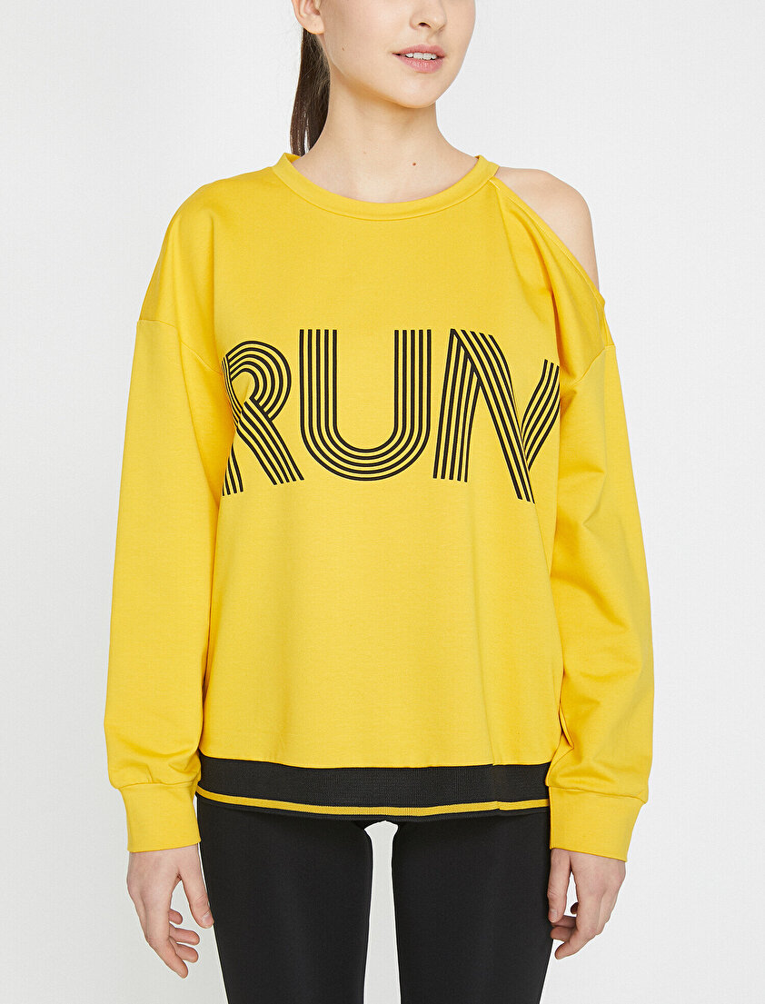 Ebru Şallı Loves Koton Sport Sweatshirt