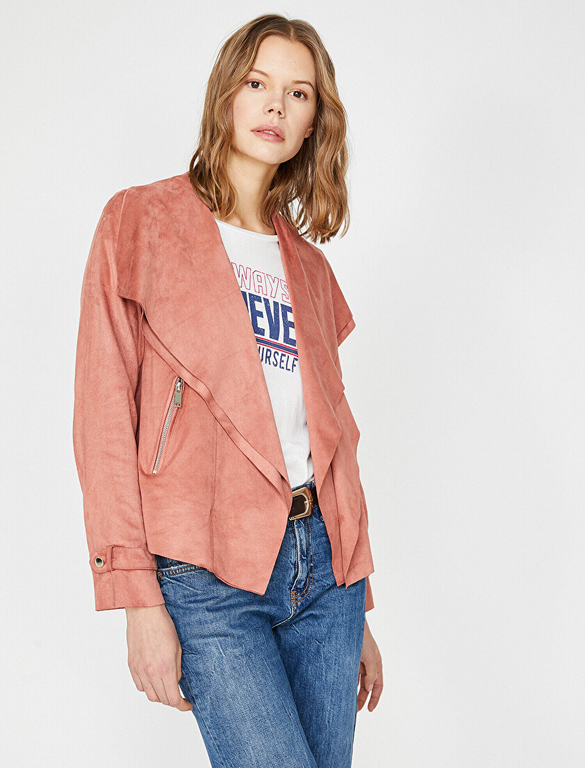 Fermuar Detaylı Mont