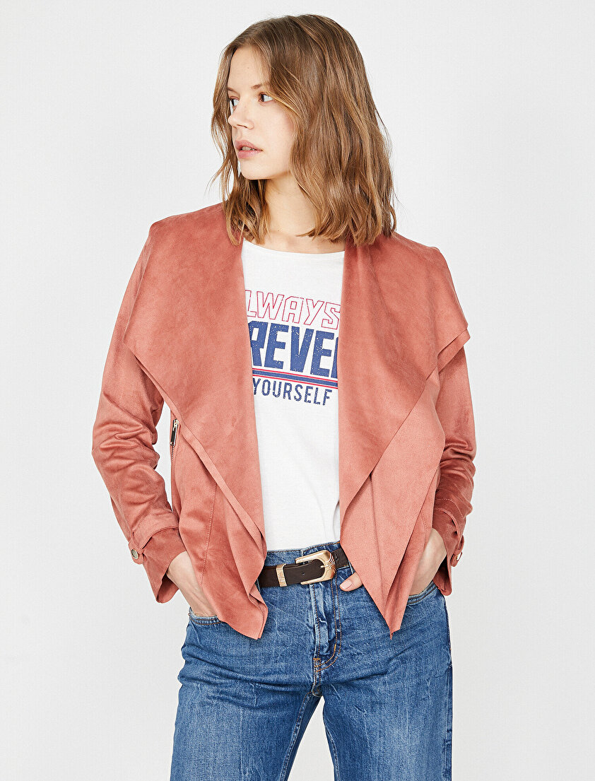 Fermuar Detaylı Mont