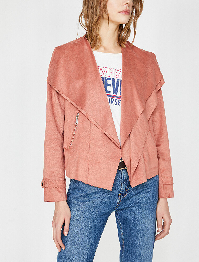 Fermuar Detaylı Mont