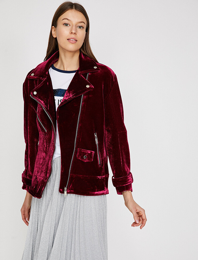 Fermuar Detaylı Mont