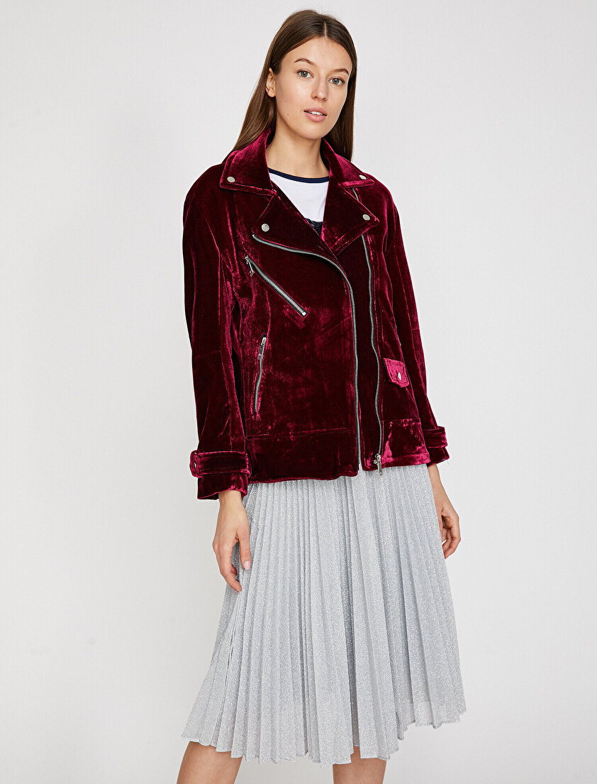 Fermuar Detaylı Mont