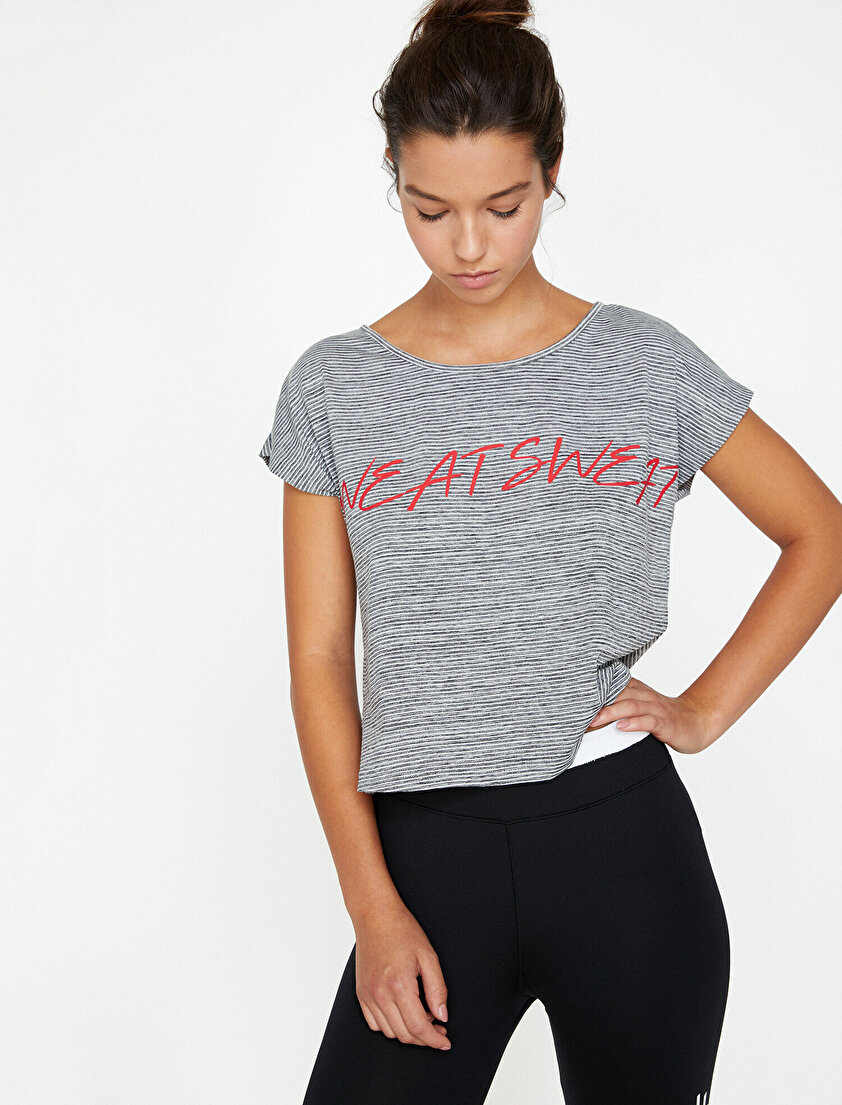 Yazılı Baskılı T-Shirt