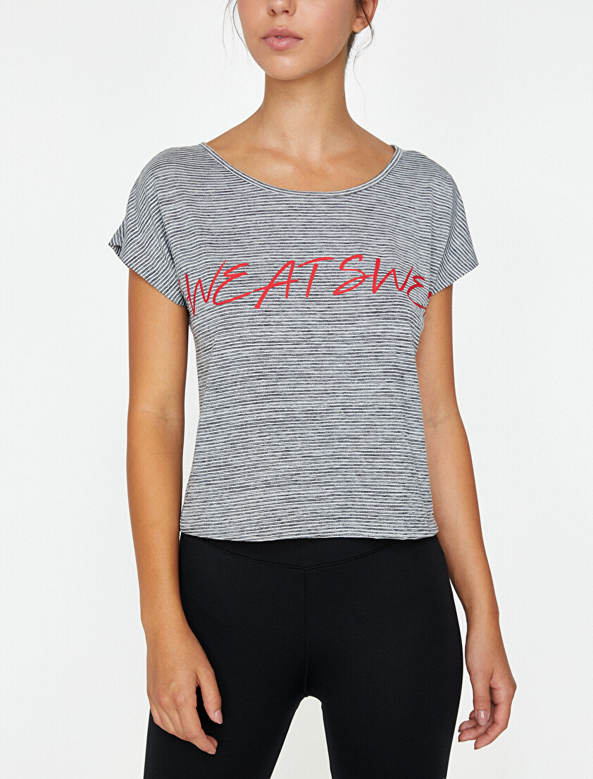 Yazılı Baskılı T-Shirt