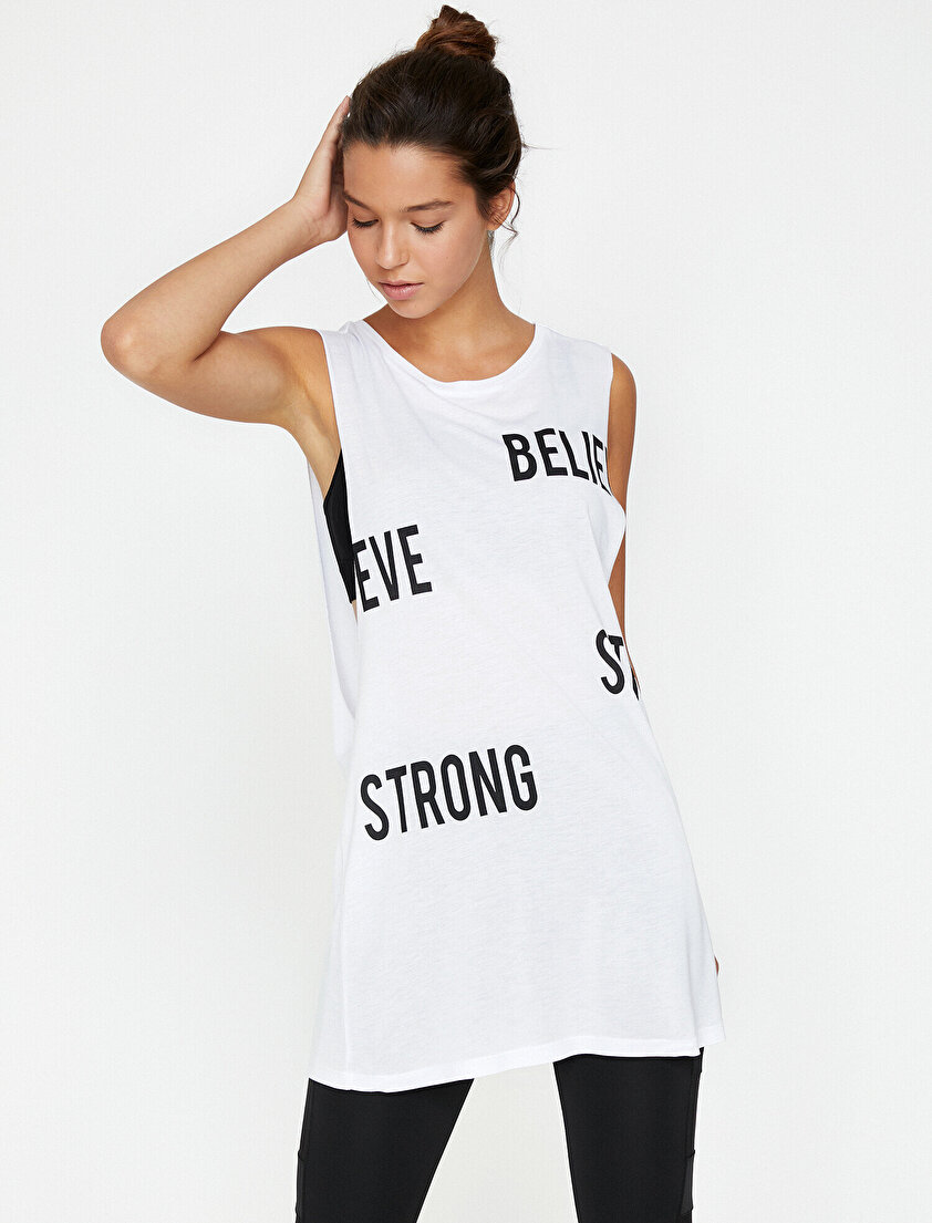 Yazılı Baskılı Atlet