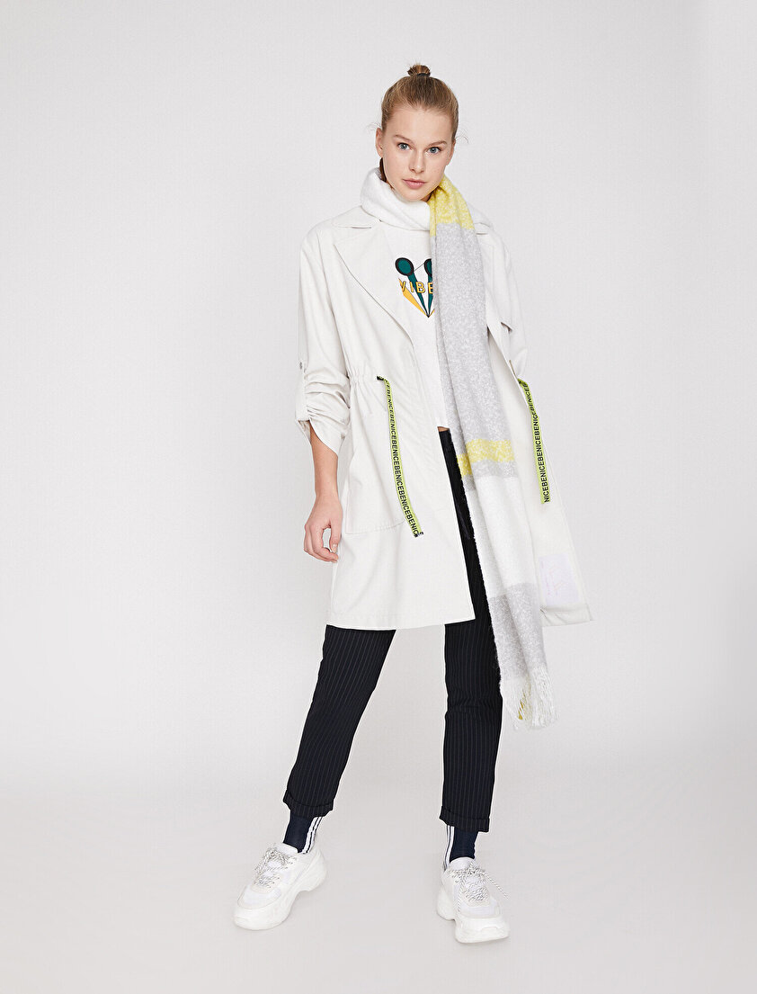 Beli Bağlamalı Trençkot