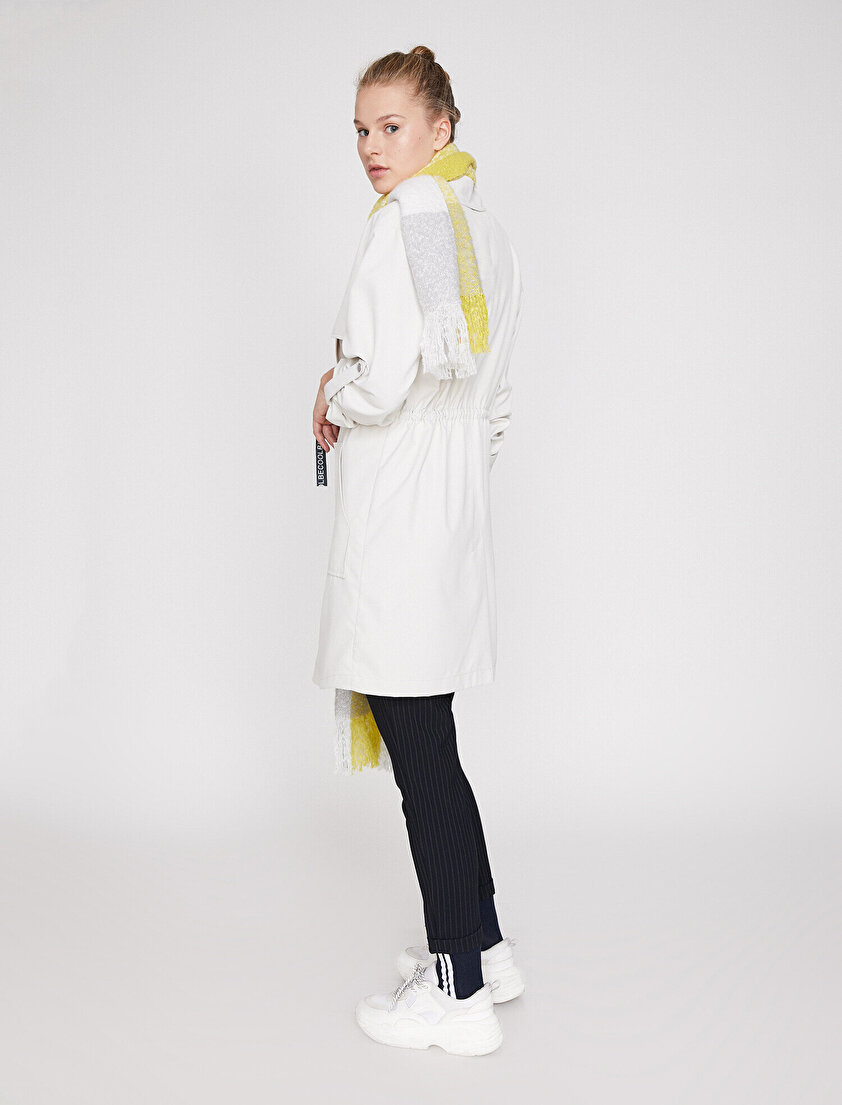 Beli Bağlamalı Trençkot