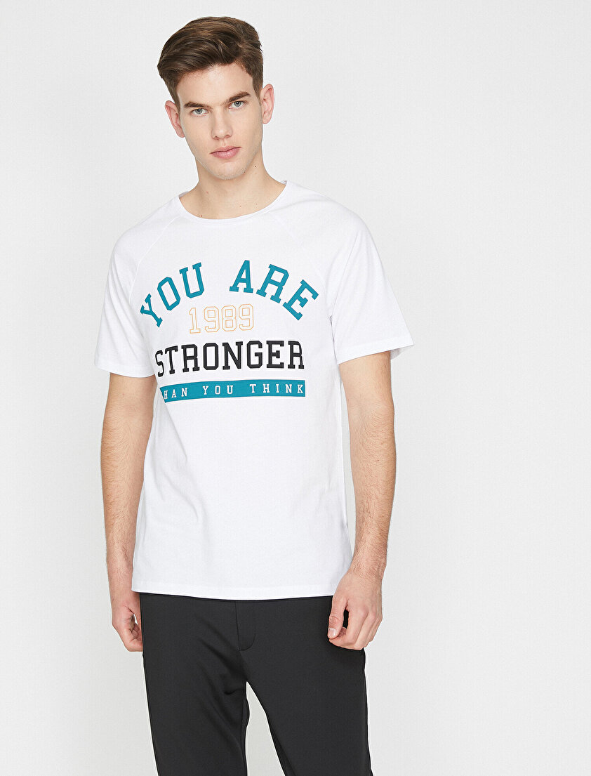 Yazılı Baskılı T-Shirt