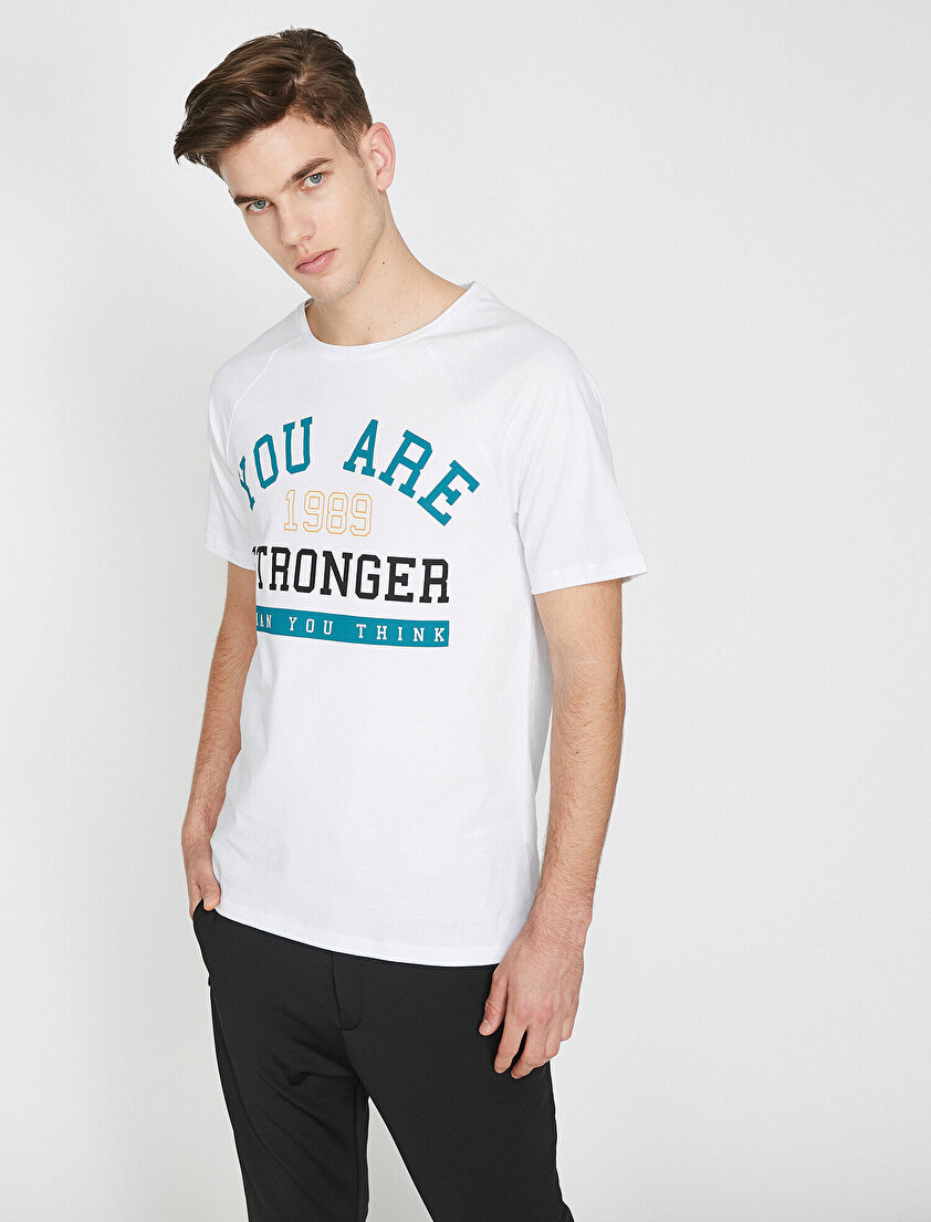 Yazılı Baskılı T-Shirt