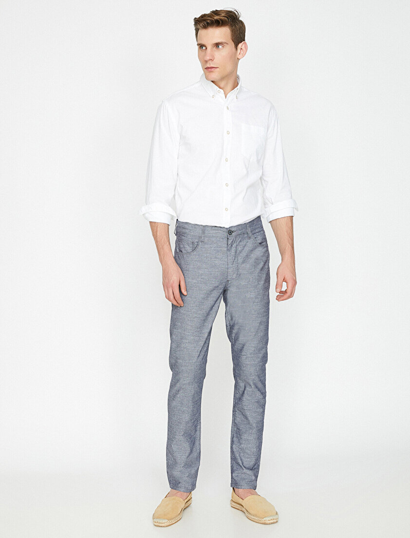 Cep Detaylı Pantolon