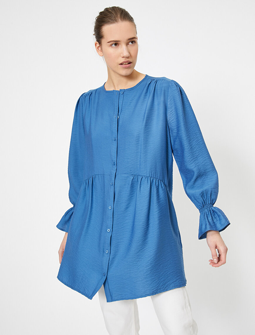 Button Detailed Tunic