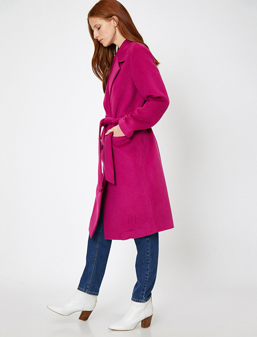 fuschia coat