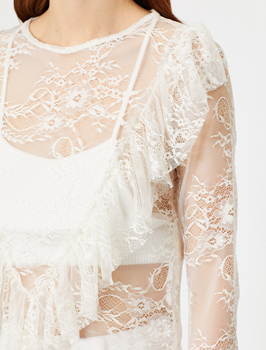 Lace Detailed T-Shirt