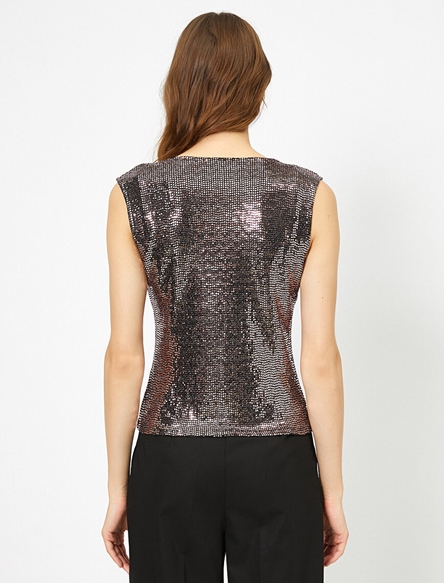 Sequin Detailed Blouse