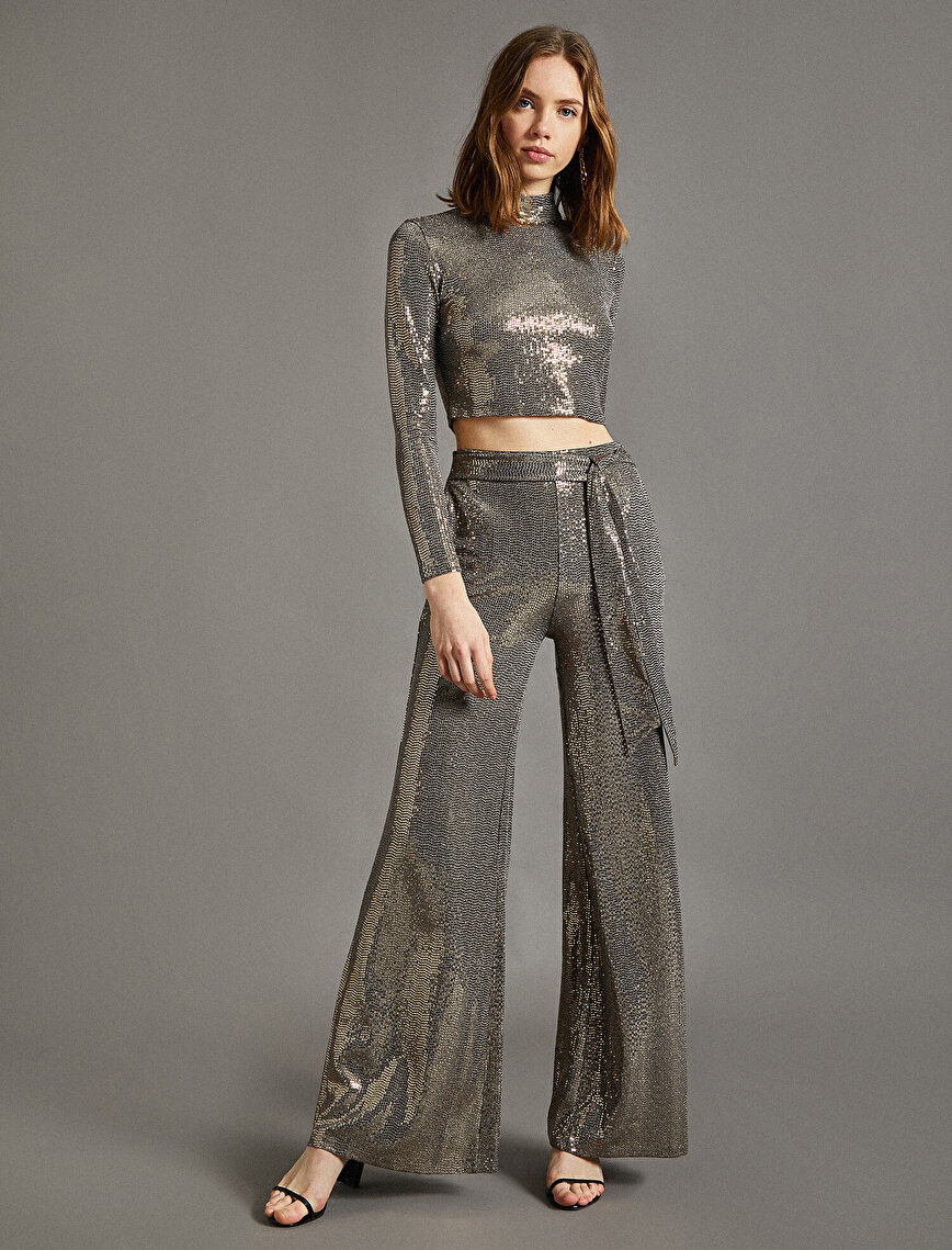 Sequin Detailed Trousers