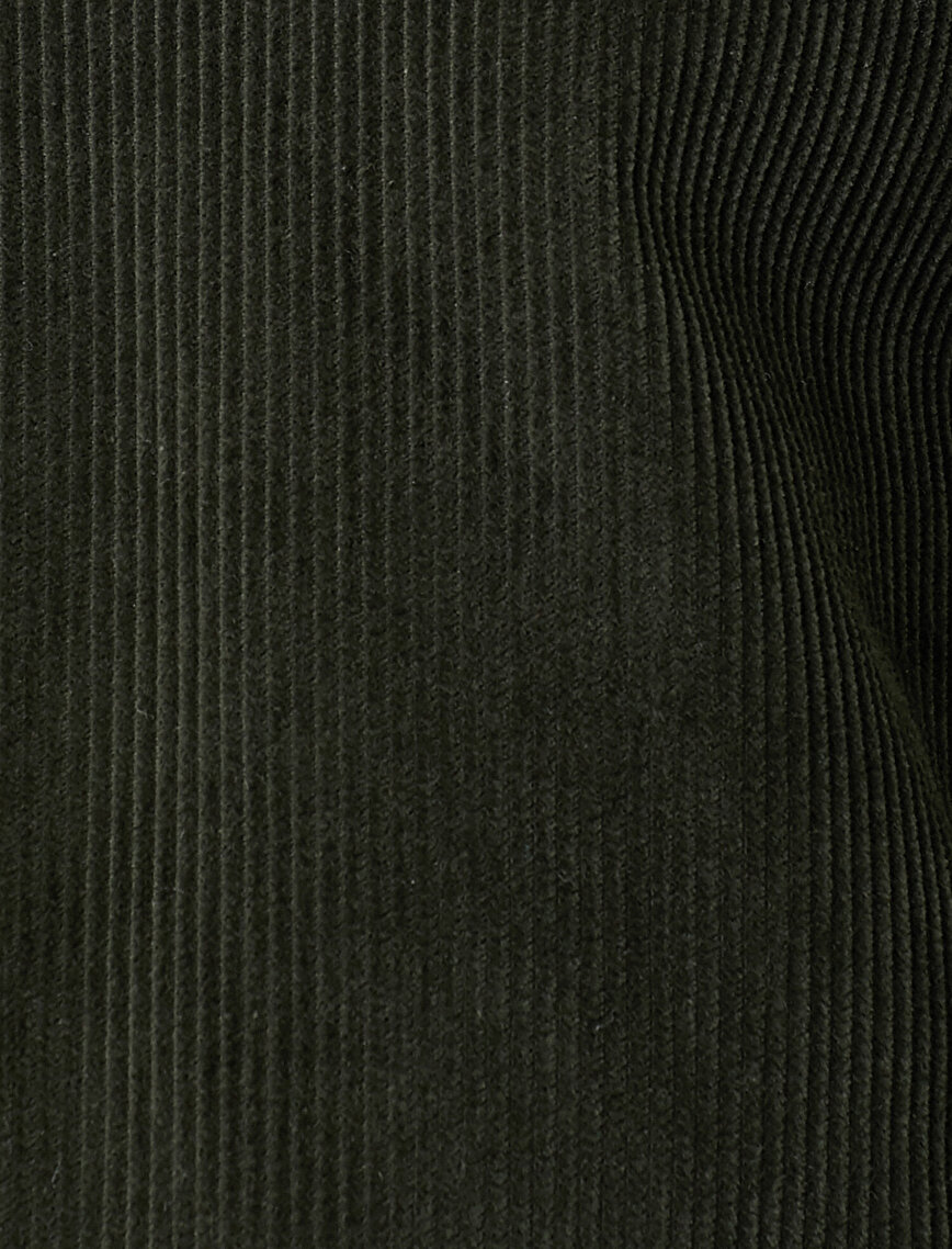 Cotton Hooded Pocket Detailed Zipper Detailed Coat