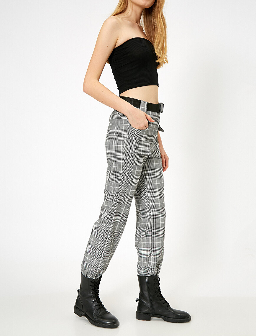 Belt Detailed Trousers
