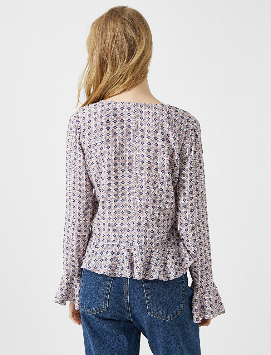 Patterned Blouse