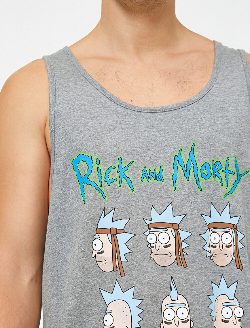 Rick and Morty Licensed Printed Tanktop