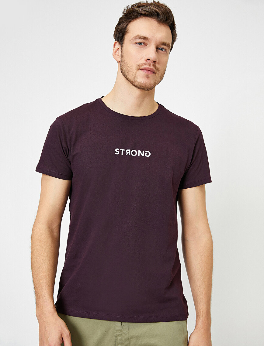 Yazılı Baskılı T-Shirt