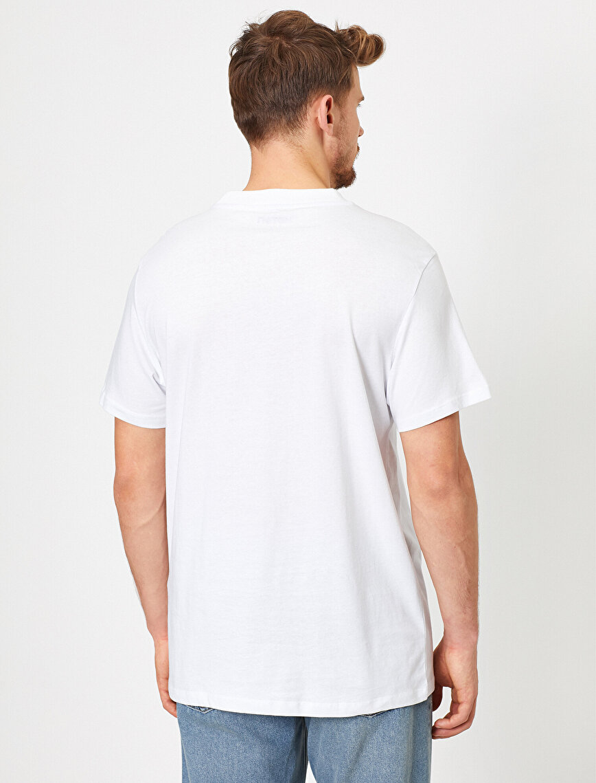 Round Neck Short Sleeve %100 Cotton T-Shirt