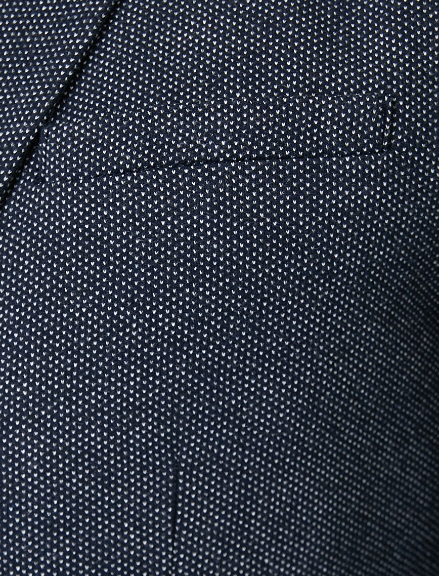 Cep Detaylı Düğmeli Blazer Ceket
