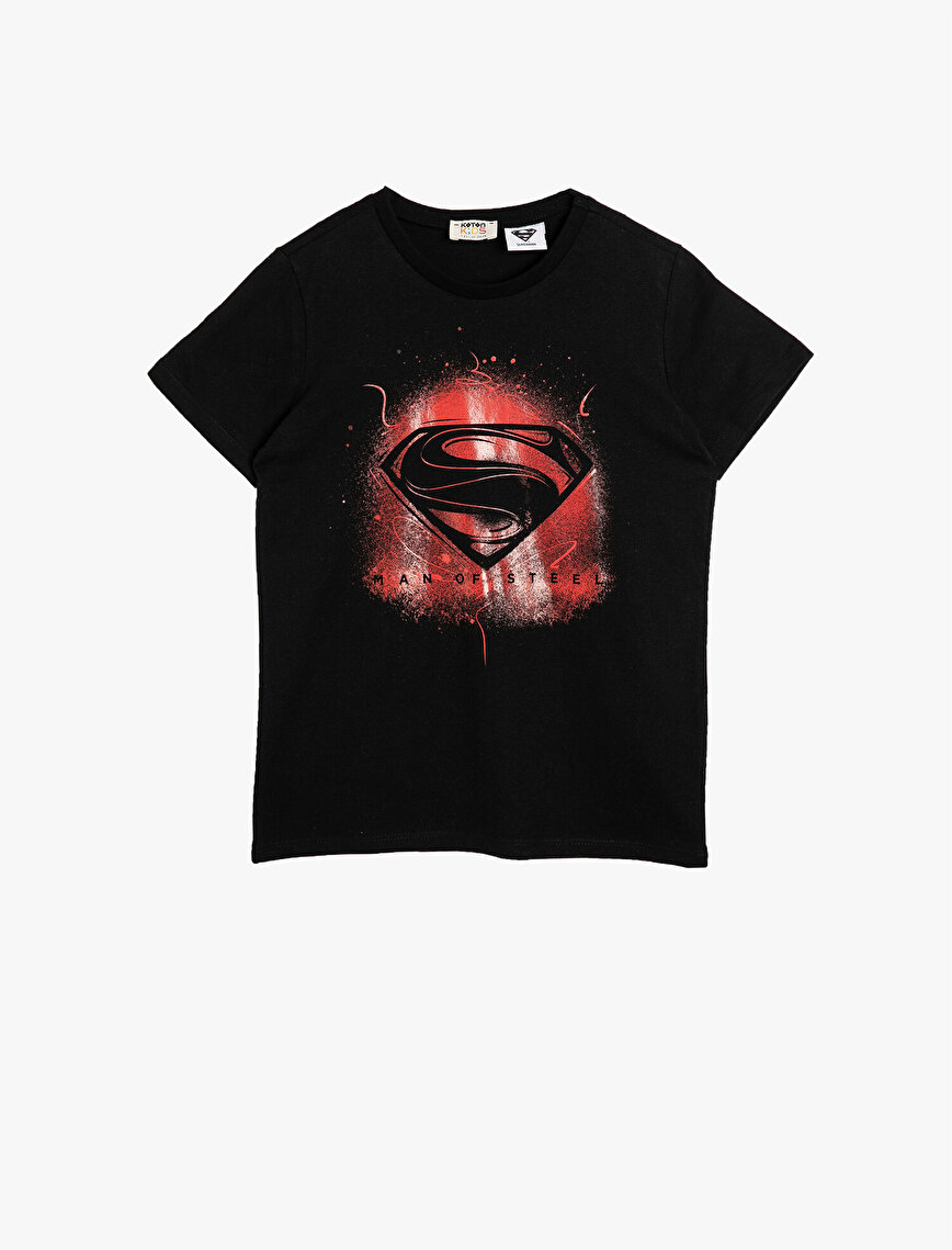 Superman Lisanslı Baskılı T-Shirt