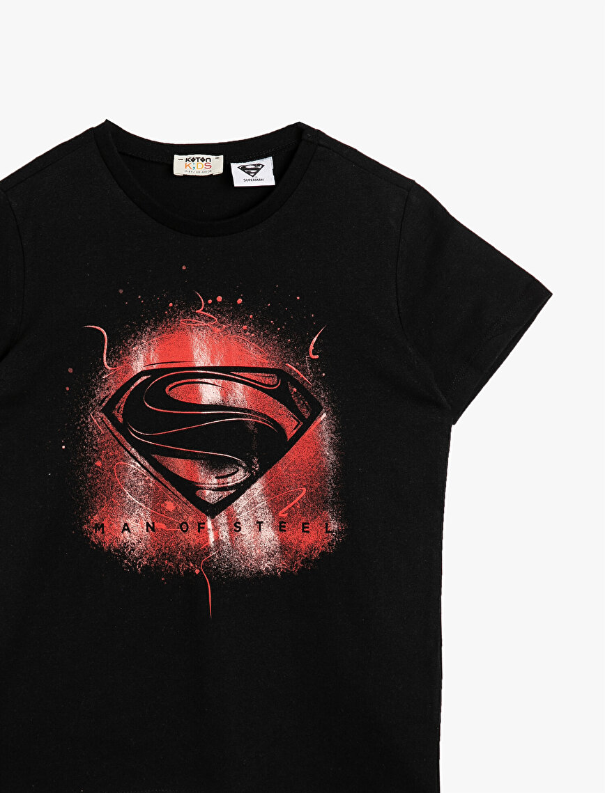 Superman Lisanslı Baskılı T-Shirt