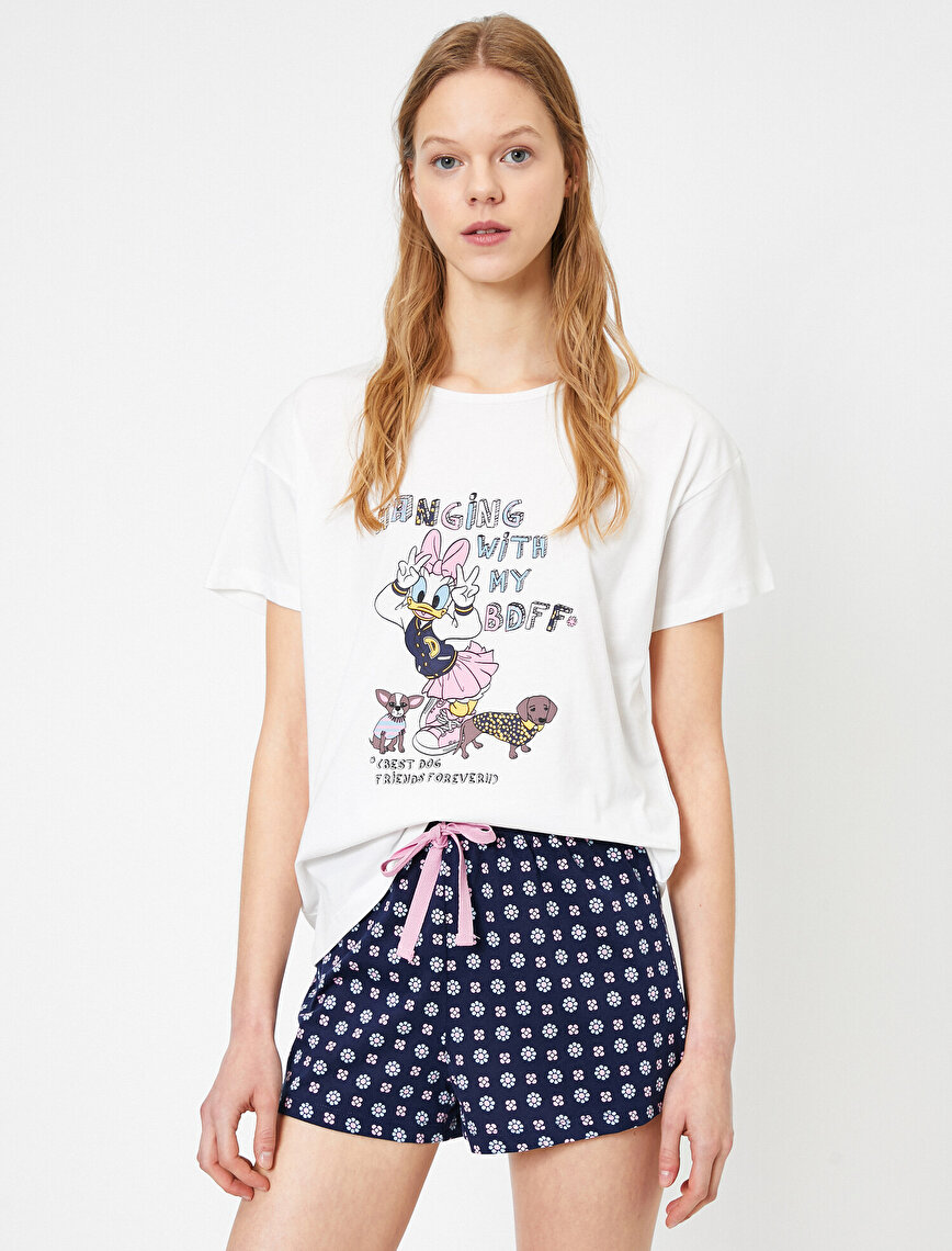 Daisy Duck Licenced Printed Pyjama Sets