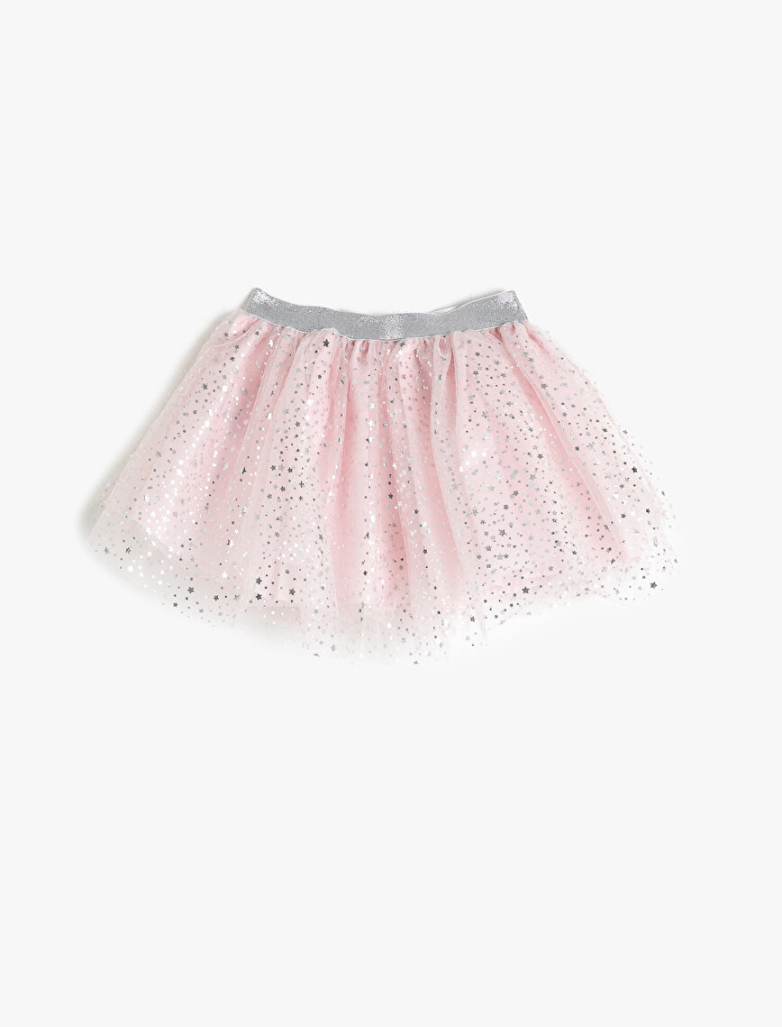 Foiled Tulle Skirt