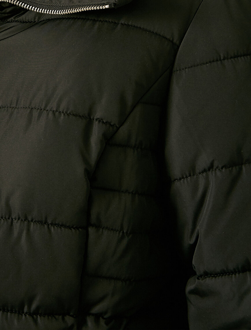 Quilted Crop Zip Jacket