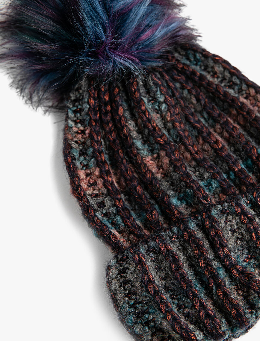 Pompom Knitted Hat