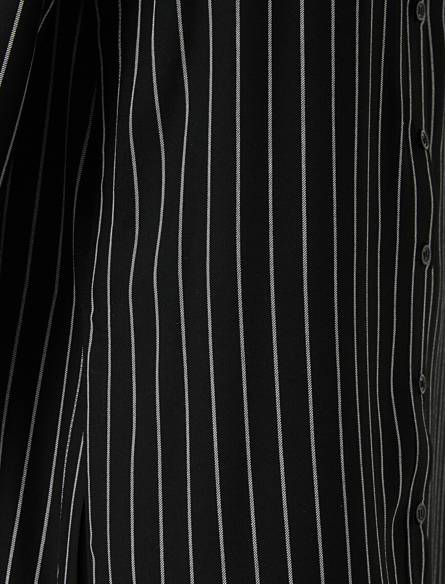 Shirt Neck Stripe Tunic